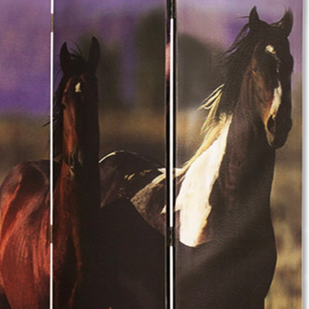 48" X 72" Multi Color Canvas  Screen With Nurturing Mare