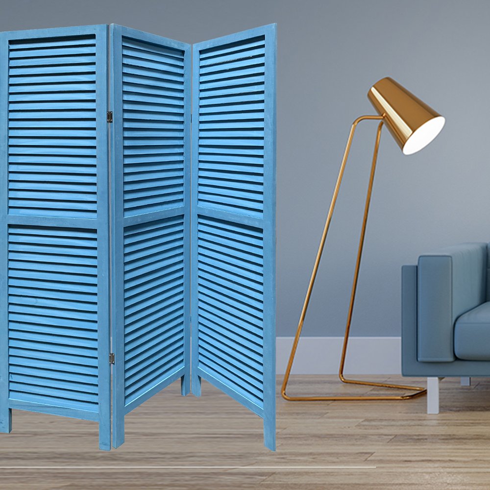 48 X 67 Black Wood Shutter - Screen