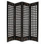 84" X 84" Brown Wood Omega  Screen