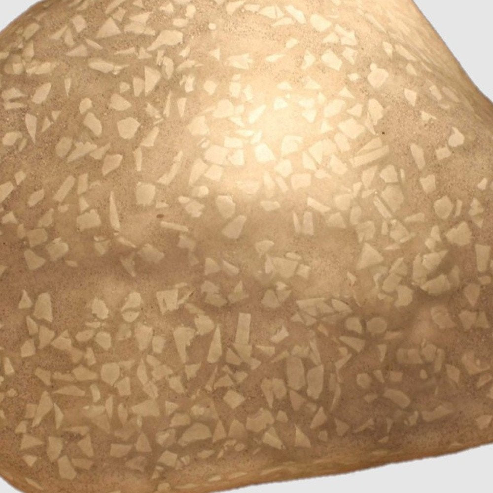 1 X 12 X 10 Sandstone Glass Pieces Polished Stone With Outdoor Light