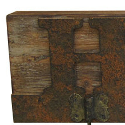20" X 23" X 5" Brown Wooden  Plaque