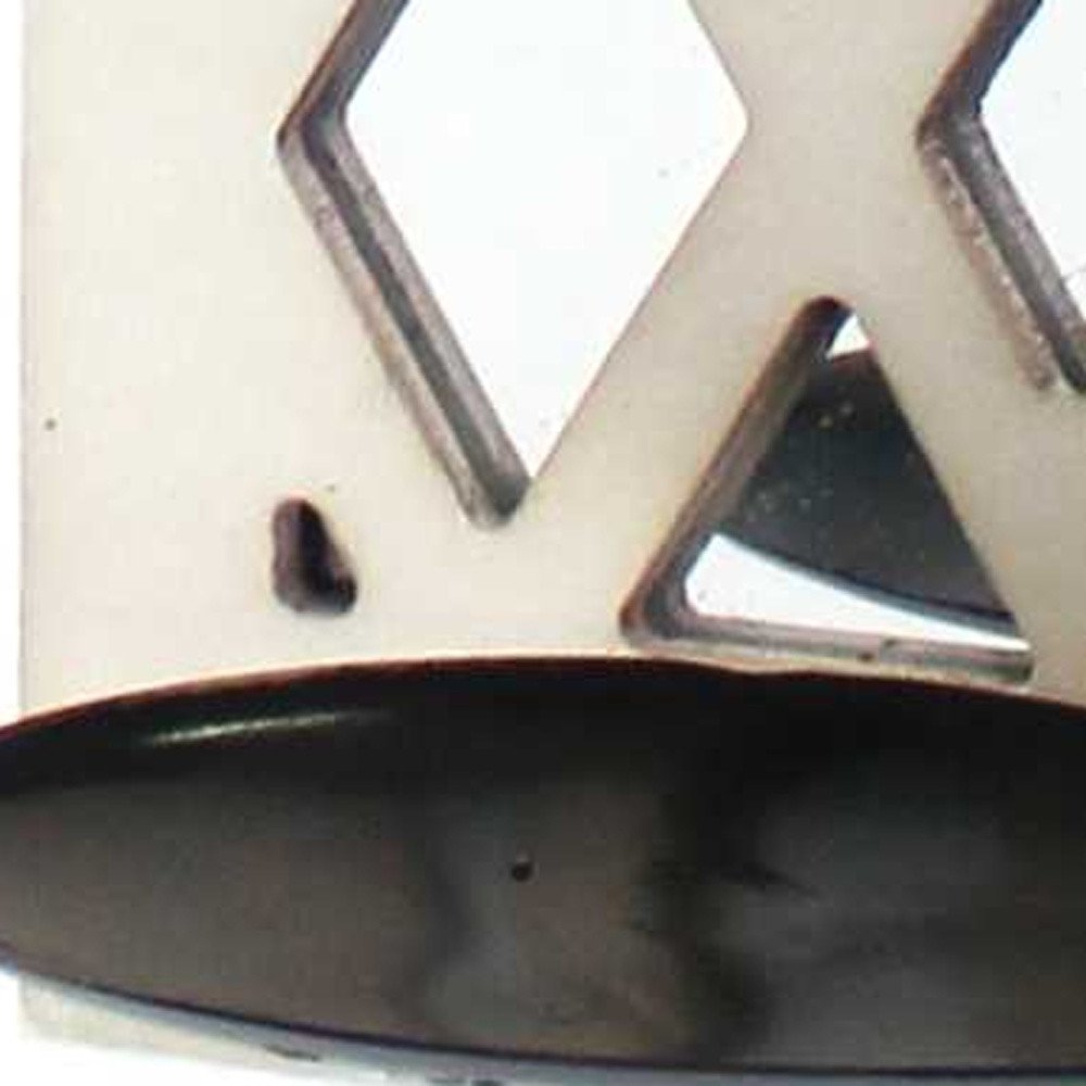 6" White Wood Wall Sconce Candle Holder