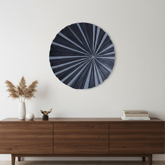 19" X 19" Gray Sandstone Wall Decor