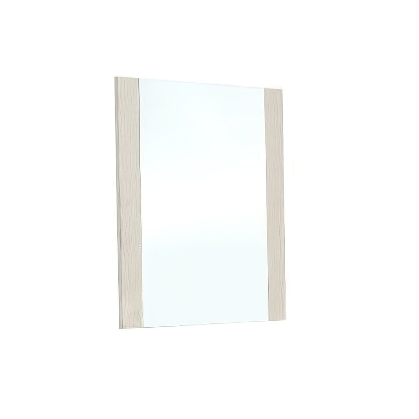 41" Beige Framed Dresser Mirror