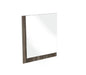 41" Ebony Wood Framed Mounted Dresser Mirror