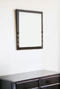 41" Ebony Framed Dresser Mirror