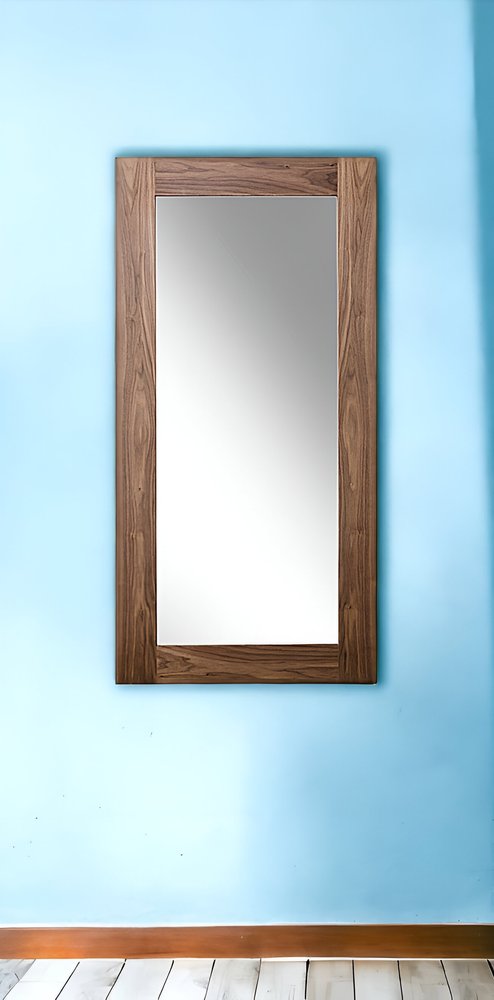 79" Brown Framed Leaning Full Length Hanging Mirror