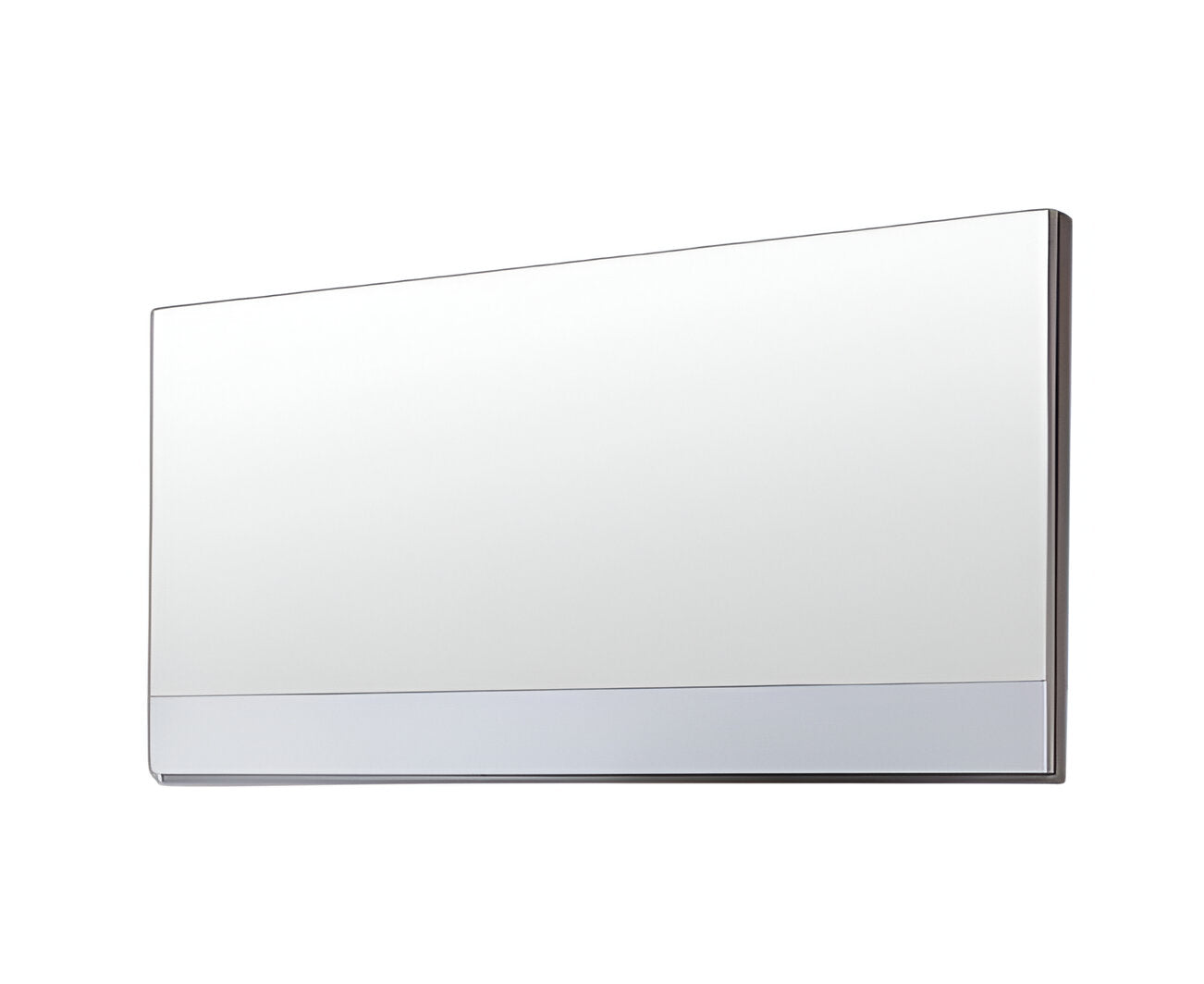 24" White Framed Bathroom Vanity Mirror