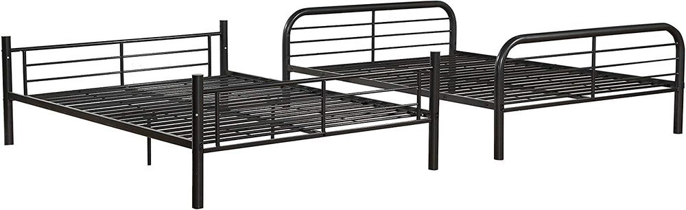 Gunmetal Full Over Full Metal Bunk Bed