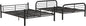 Gunmetal Full Over Full Metal Bunk Bed