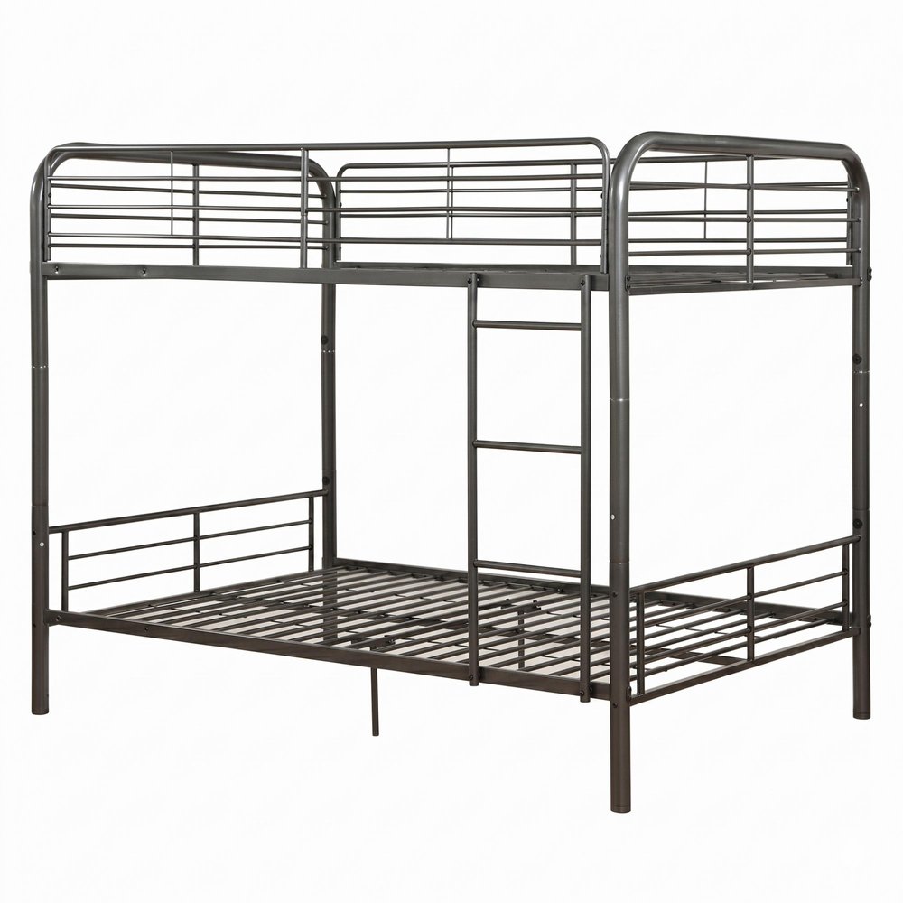 Gunmetal Full Over Full Metal Bunk Bed
