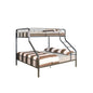 Gunmetal Twin Over Queen Bunk Bed
