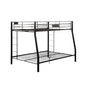 Black Twin Over Full Bunk Bed