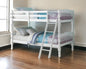 White Twin Transitional Bunk Bed