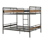Bronze Queen Over Queen Metal Bunk Bed