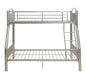78" X 56" X 67" Twin Over Full Black Bunk Bed