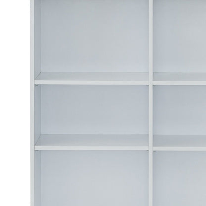 47" White Wood Rectangular Bar Table