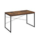 47" Brown and Black Computer Desk