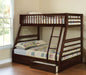 Espresso Full Transitional Bunk Bed