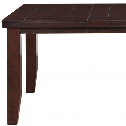 48" Dark Brown Dining Table
