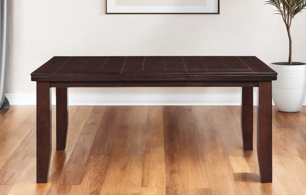 48" Dark Brown Dining Table