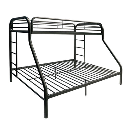 78" X 54" X 60" Twin Over Full Rainbow Metal Tube Bunk Bed