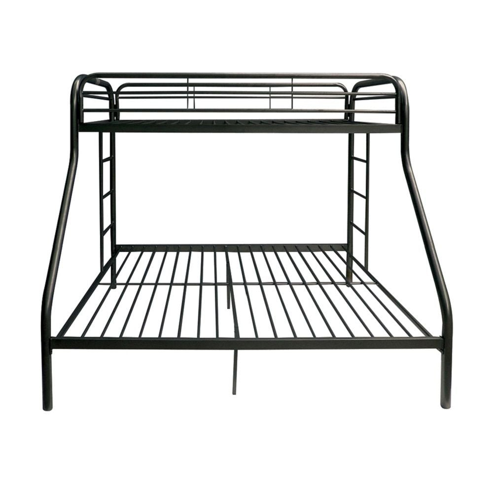 78" X 54" X 60" Twin Over Full Rainbow Metal Tube Bunk Bed