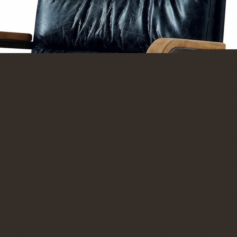 Coffee and Dark Brown Swivel Rolling Executive Office Chair