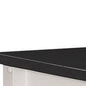 32" White Wood Rolling Kitchen Cart With Storage
