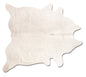 6' X 7' Black Cowhide Area Rug