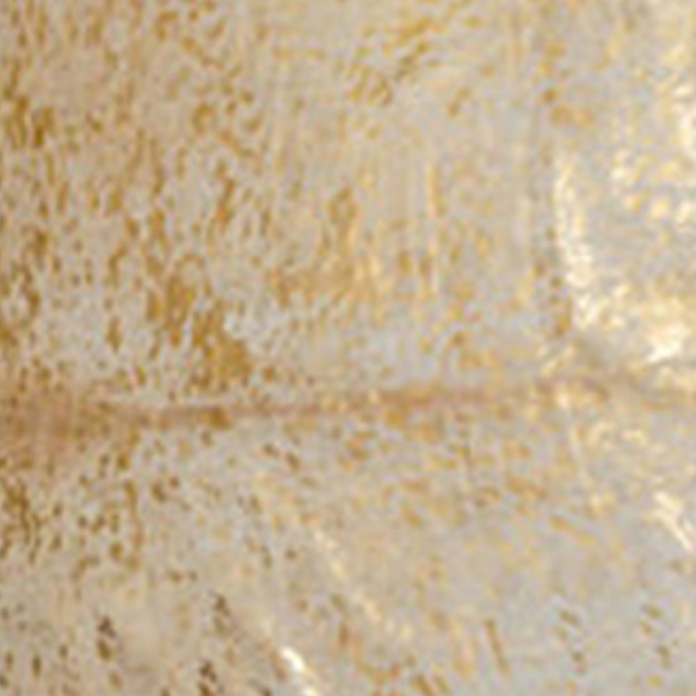 72" X 84" Chocolate And Gold Cowhide - Area Rug