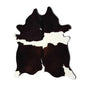 6' X 7' Black And White Cowhide Animal Print Area Rug