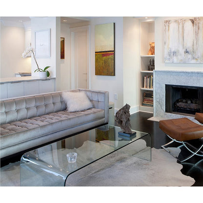 6' X 7' Natural Cowhide Cowhide Print Area Rug