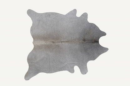 72" X 84" Natural And Light Gray Cowhide  Area Rug