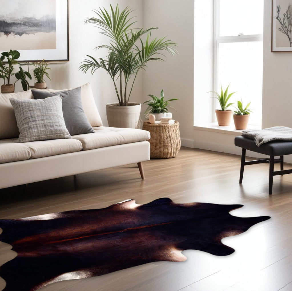 72" X 84" Classic And Brindle Cowhide - Rug
