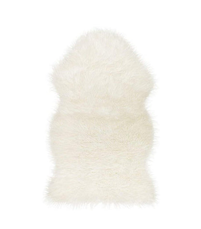 2' X 3' White Animal Print Area Rug