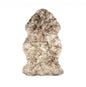 2' X 3' Brown And White Genuine Sheepskin Ombre Area Rug