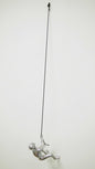 6" X 4" Silver Resin Climbing Man Hanging Dimensional Sculpture