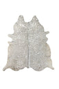 72" X 84" Chocolate And Gold Cowhide - Area Rug