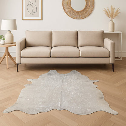 72" X 84" Chocolate And Gold Cowhide - Area Rug