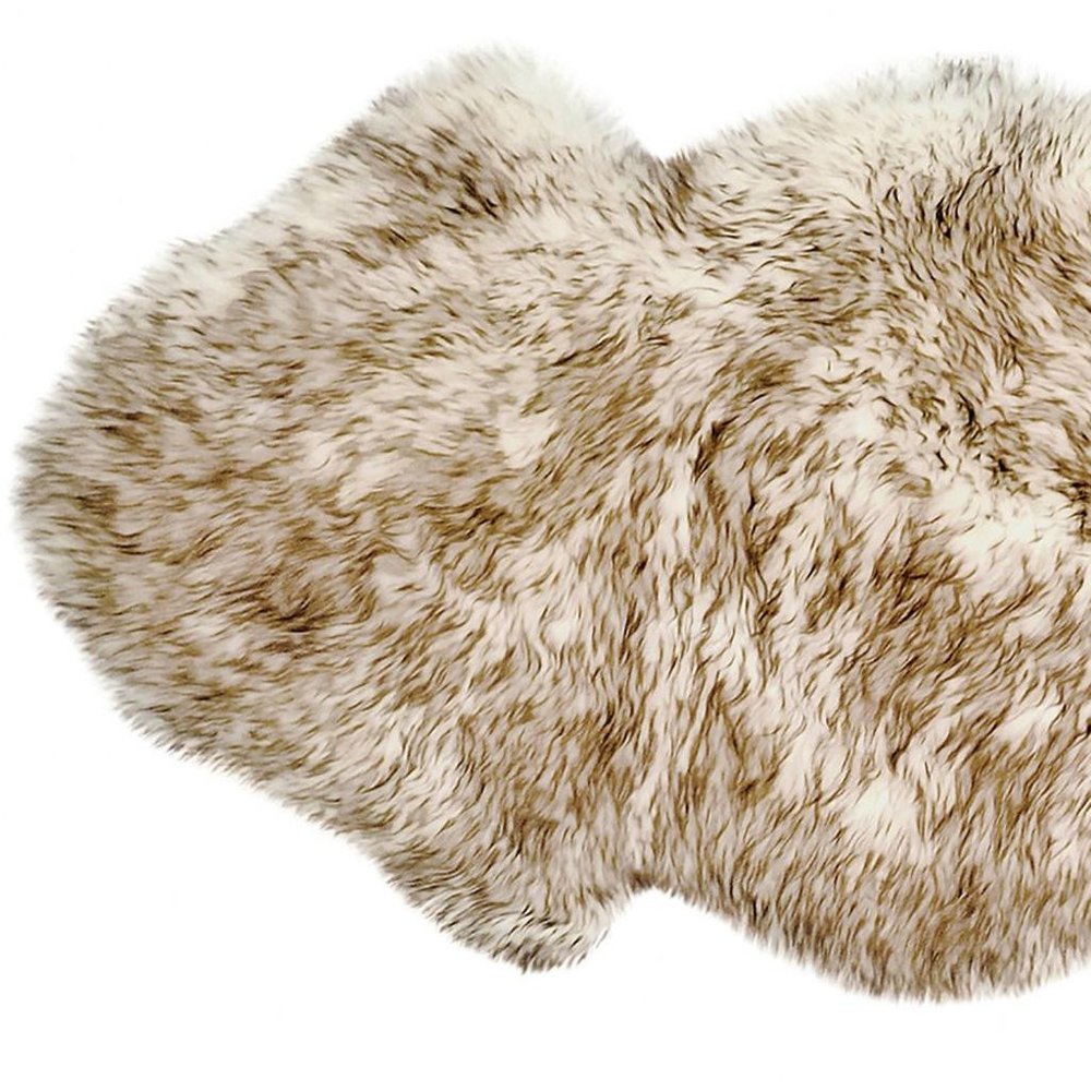 Gradient Chocolate Animal Print Area Rug