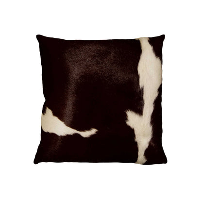 18" Red Cowhide Throw Pillow