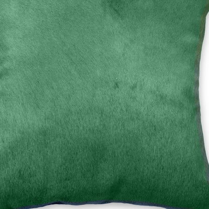 18" Verde Cowhide Throw Pillow