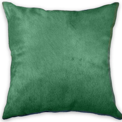 18" White And Black Cowhide Throw Pillow