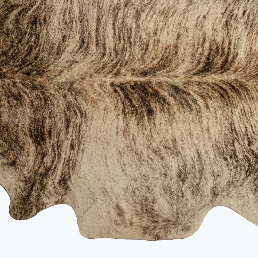 72" X 84" Dark Brindle Cowhide - Rug