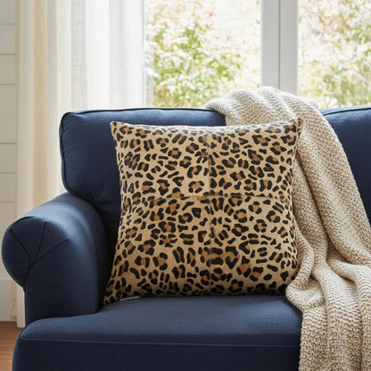 18" X 18" X 5" Leopard Quattro  Pillow