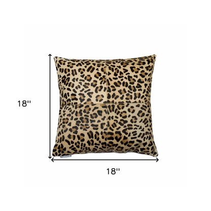 18" X 18" X 5" Leopard Quattro  Pillow