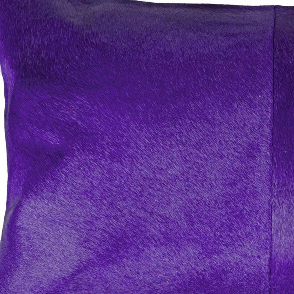 12" X 20" Natural Cowhide Lumbar Throw Pillow