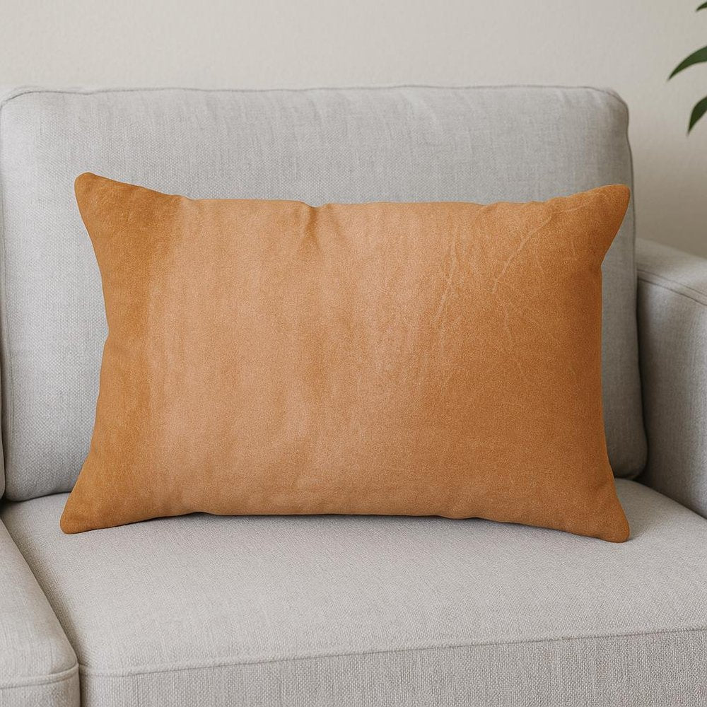 12" X 20" Lime Green Cowhide Throw Pillow