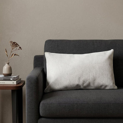 12" X 20" Brown Black And White Cowhide Throw Pillow